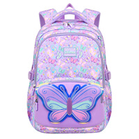 Sac à dos enfant trois pièces Twinkle Cross-Border, style dessin animé, grande capacité, unisexe, pour l'école primaire, imperméable, nouveau modèle