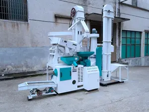 Moulin à riz Compact automatique 1 tonne par heure, Machine de traitement de riz aux Philippines