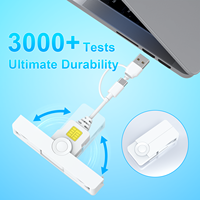 Pembaca Kartu Pintar USB Tipe C Plug and Play Pembaca/Penulis Kartu CAC SIM IC Mendukung ISO 7816 untuk PC Laptop