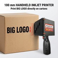 Imprimante à jet d'encre industrielle portable de 100 mm, imprimante à jet d'encre portable Tij 2.5, pistolet d'impression à jet d'encre pour les grands logos, les boîtes en carton, les machines d'emballage