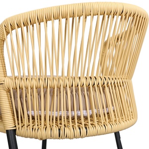 Modern, Minimalist, Casual High-back <strong>Dining</strong> <strong>Stool</strong> for Restaurants, Kitchens, Pubs, and bar Counters - Made of Rattan. - Product Image 5
