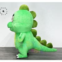 Costume de mascotte gonflable dinosaure dragon personnalisé monstre en peluche grands animaux Noël Halloween pour adulte accessoires de jeu de rôle