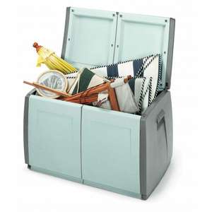 TERRY - 1002733 Contenedor multifuncional 240 L. 97x54x57 - 2 ruedas Gris paloma-EAN 8005646027338 COFRE DE PLÁSTICO - Product Image 2