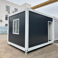 Maison conteneur de luxe détachable entièrement meublée, prête à l'emploi, avec salle de bain et cuisine, construite en panneaux sandwich, installation rapide, bureau