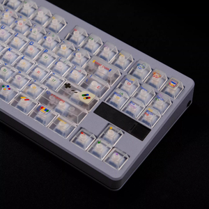 Aifei Keycaps rétro SFC 122 touches Profil Cherry Blanc Transparent Keycaps en PC pour <span class=keywords><strong>clavier</strong></span> mécanique DIY <span class=keywords><strong>ISO</strong></span> touches - Product Image 1