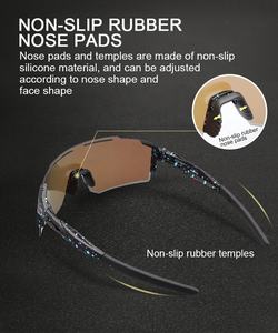 Безрамные байкерские очки большого размера для рыбалки поляризованные велосипедные солнцезащитные очки для езды на велосипеде Заводские солнцезащитные очки унисекс спортивные солнцезащитные очки - Product Image 5