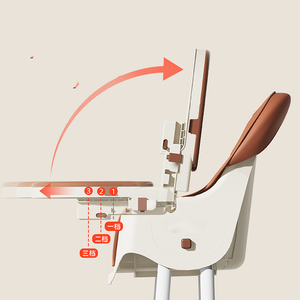 <span class=keywords><strong>Silla</strong></span> de alimentación de bebé ajustable con trona y mesa, sillas altas esenciales y suministros de refuerzo - Product Image 6