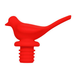 Bouchons de bouteille de <span class=keywords><strong>vin</strong></span> en silicone <span class=keywords><strong>petit</strong></span> oiseau taille personnalisée bouchons de <span class=keywords><strong>vin</strong></span> rouge en liège T réutilisables durables et étanches pour préserver la fraîcheur - Product Image 4