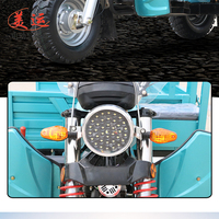 Moto cargo électrique à 3 roues, à carrosserie ouverte, en acier épaissi, 36V 1000W+, refroidie par eau, pour adulte