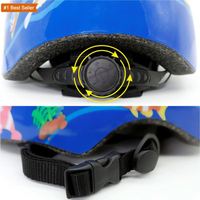 Casque de sécurité multi-sports pour enfants Istaride, respirant en PVC, réglable, coloré et portable pour le cyclisme, le patinage et le volley-ball