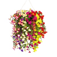 Bunga Sutra Morning Glory Buatan Tangan 45 Mesh, Hiasan Dinding Multi-warna, Dekorasi Rumah, Pernikahan, Taman, Tanaman Rambat, Hari Ibu