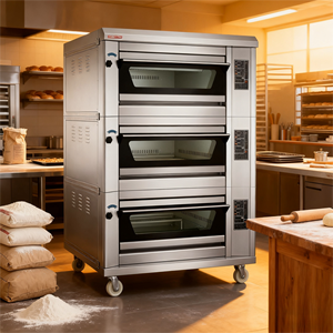 Thương mại lò gas miễn phí xếp chồng lò Bánh Mì Bánh nướng Máy Modular thiết kế nướng lò - Product Image 4