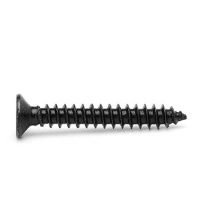 Vis autotaraudeuse à tête fraisée plate noire KA, petite vis autotaraudeuse à tête plate GB846M1M2M3M4M5 en alliage d'acier, fabriquée en Chine - Product Image 4