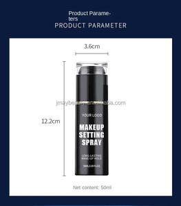 Label privé spray de fixation pour le contrôle de l'huile vegan noire pour le visage et le corps spray de finition longue durée spray de fixation étanche - Product Image 6