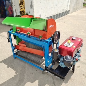 เครื่องสีข้าวโพดแบบรวมหลายฟังก์ชั่น สำหรับข้าวโพด ข้าวฟ่าง ข้าวฟ่างเล็ก ถั่วเหลือง ใช้เครื่องยนต์เบนซิน - Product Image 3