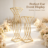 Support à fleurs en fer en forme de cube, style sirène, nouveau modèle, pour décoration de lieux de mariage, banquets d'hôtel, vitrines et accessoires de saison des fêtes
