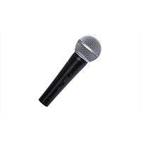 Microphone dynamique filaire professionnel en métal de bonne qualité SM58S pour l'enregistrement/le chant en direct