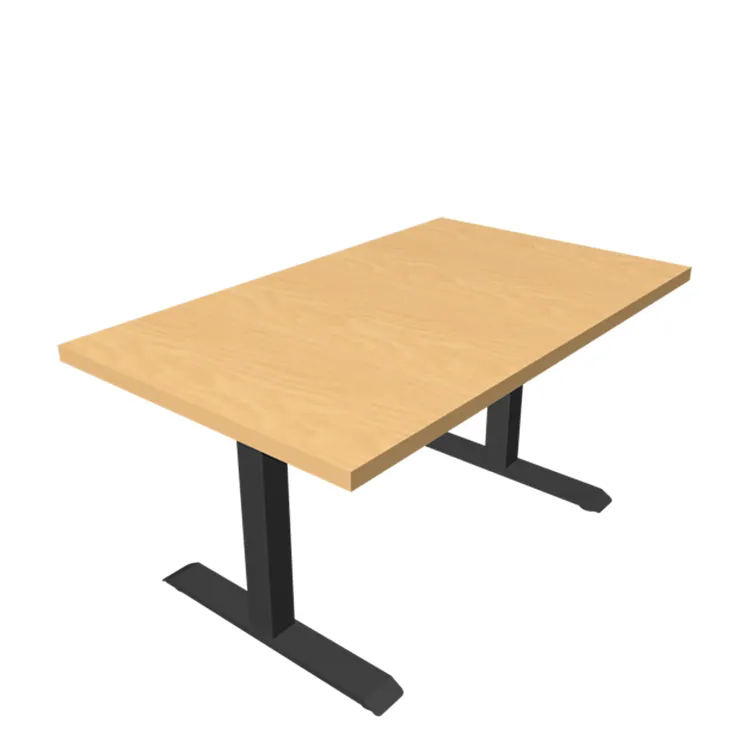 Venda quente Fábrica Direto Folheado madeira de carvalho moderno estilo simples mesa de escritório top 30x48x1 polegada mesa de pé