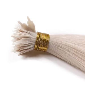 ต่อผมแบบ Y Tip ขายส่ง ผมแท้ 100% Remy  แบบ Pre Bonded Keratin  ต่อผม Y Tip แบบ Double Drawn สีดำและสี 613 สำหรับใช้ในร้านเสริมสวย - Product Image 1