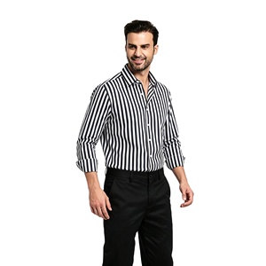 <span class=keywords><strong>Camicia</strong></span> Classica da <span class=keywords><strong>Uomo</strong></span> Alla Moda, Casual <span class=keywords><strong>a</strong></span> <span class=keywords><strong>Righe</strong></span> in Cotone/Poliestere - Product Image 6