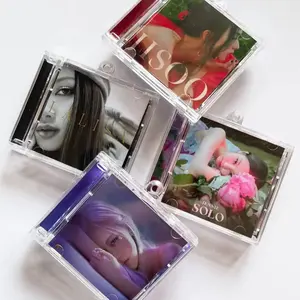 Индивидуальная Высококачественная Мини-CD брелок для ключей оптом акриловый аниме певец Kpop красочный фотоальбом акриловый брелок
