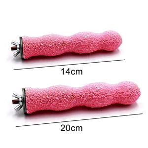 Accessori per Gabbie di Uccelli, Supporto in Legno Ruvido per Pappagalli e Piccoli Animali, Decorazione Sospesa - Product Image 2