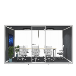 Cabine de méditation insonorisée 35db, assemblable et mobile, multifonctionnelle, cabine téléphonique insonorisée, cabine téléphonique de bureau avec <span class=keywords><strong>filtre</strong></span> à air - Product Image 2