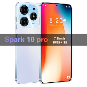هواتف ذكية أصلية <span class=keywords><strong>Spark</strong></span> 10 Pro 16GB + GB MAX Tecno 10-Core 5G هواتف خلوية كبيرة غير مقفلة بطارية مزدوجة SIM هاتف - Product Image 4