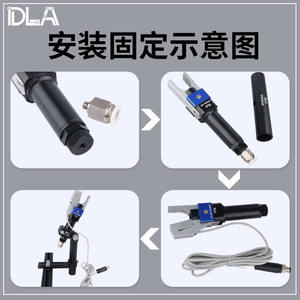 Pinza de Doble Mandíbula Inclinada para Brazo Robótico DD20-16W, Pinza Neumática para Colada de Metal DGRZ20-16W, Pinza para Colada de Metal para Robot Industrial - Product Image 3