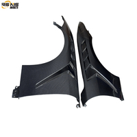 2024 pour Ford Mustang Dark Horse S650, ailes en fibre de carbone, style GTD, ailes avant larges, kits de carrosserie de remplacement