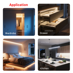 Dễ Dàng Cài Đặt <span class=keywords><strong>Led</strong></span> Tủ Ánh Sáng Dải Điều Khiển 220V AC Để 24V 12V 24W 36W 50W 60W 100W 200W Adapter Chuyển Đổi <span class=keywords><strong>LED</strong></span> Tủ Điều Khiển - Product Image 4