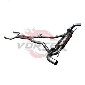 Système d'échappement en acier inoxydable Vortex Performance G07 X7 M50i M60i 4.4T Catback avec embouts de silencieux polis miroir 1,5 mm - Product Image 4