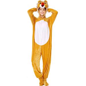 Nuevo Diseño de Disfraz de Halloween para Adultos, Mono Amarillo de Cosplay de Animales, Disfraz de Mapache - Product Image 6