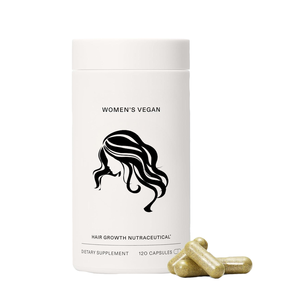 Capsules de croissance capillaire à la biotine et à l'extrait d'ashwagandha pour adultes, qualité alimentaire, 120 unités, fabriquées dans une usine certifiée GMP - Product Image 1