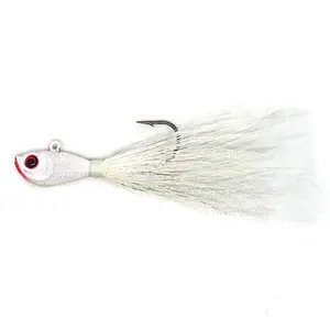 1 盎司 28 克 2 盎司 56 克飞钓鱼材料夹具头 muski bucktail jigs 诱惑飞捆绑