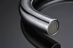 Grifo de cocina monomando de latón, mezclador de agua para fregadero - Product Image 5