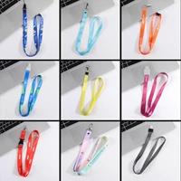 Lanière promotionnelle personnalisée avec logo de la marque Xinhualong, en nylon souple et durable, imprimée en typographie, pour porte-clés et tour de cou