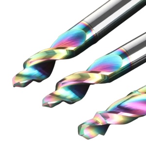 Rainbow Coated Solid Carbide <strong>Countersink</strong> Step <strong>Drill</strong> Bit for PCB Chamfering &amp; Deburring CNC Tool - Product Image 4
