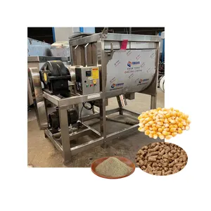High Quality 1000L Double Shell Horizontal Agitator With Heater For Animal Feed