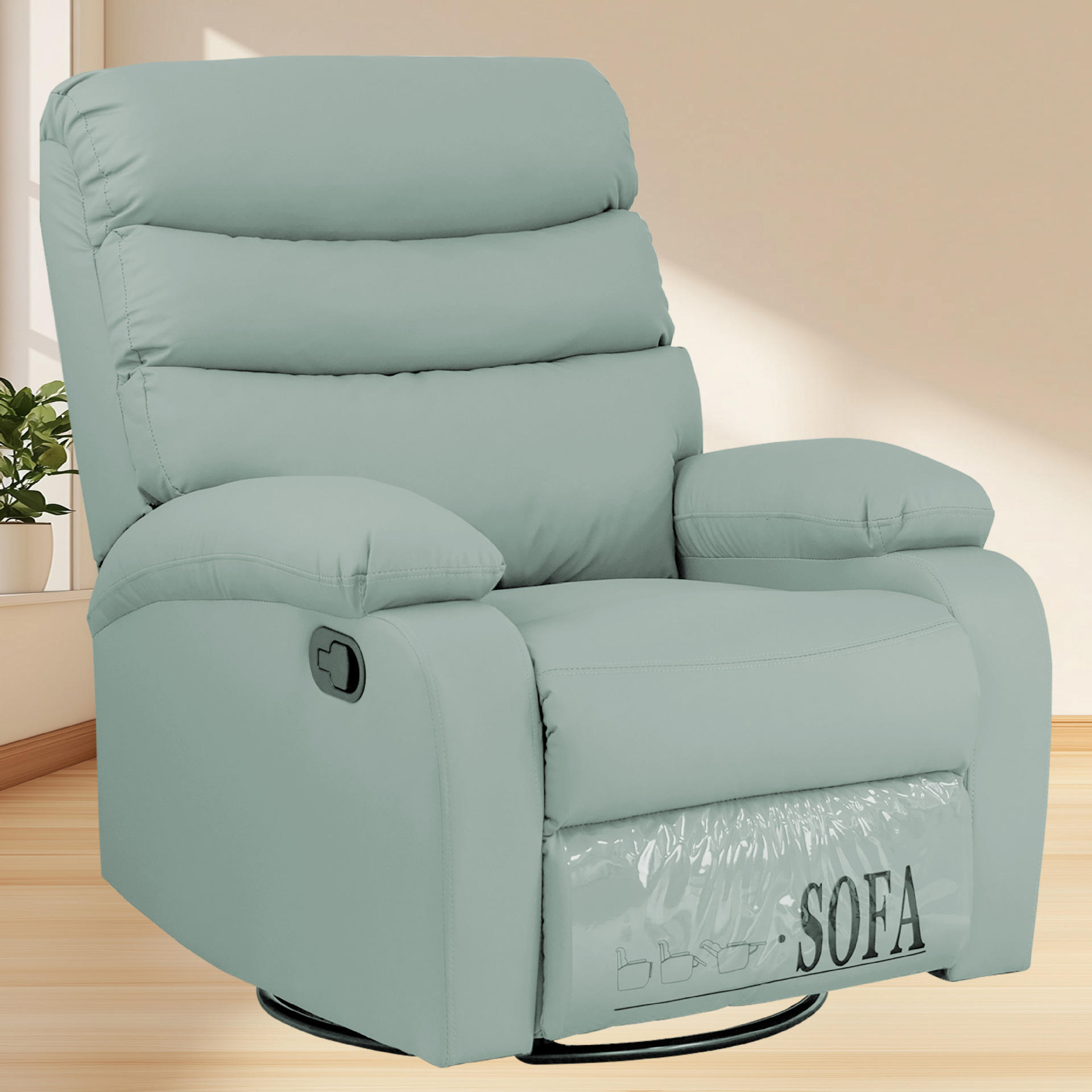 8018 mint green [abrasion resistant cat claw leather]