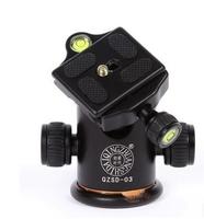 Q03 nouveau Mini 360 Angle Rotation panoramique 1/4 "3/8" trépied rotule tripe rotule pour appareil photo reflex numérique DV avec plaque de dégagement rapide