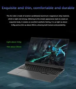 Nhà Máy Bán Rtx3060 6G Chơi Game Máy Tính Xách Tay 16.1 Inch I7 12650H I9 12900H 165Hz IPS Win11 Pro Văn Phòng Kinh Doanh Máy Tính Xách Tay Wifi6 Bt5.2 - Product Image 3