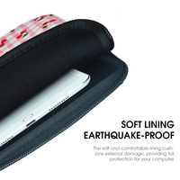 Housse de protection portable pour Kindle de haute qualité, étui pour ordinateur portable en néoprène, impression par sublimation personnalisée, housse de livre durable et imperméable avec fermeture éclair