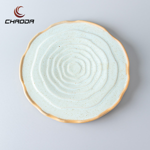 Assiette ronde <span class=keywords><strong>en</strong></span> porcelaine <span class=keywords><strong>beige</strong></span> de style nordique assiettes à dîner <span class=keywords><strong>en</strong></span> <span class=keywords><strong>grès</strong></span> de restaurant vente <span class=keywords><strong>en</strong></span> gros - Product Image 2