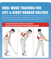 Correcteur de bras de golf PGM JZQ040 pour corriger la posture des ailes de poulet et l'entraînement de synchronisation du swing pour les débutants en golf