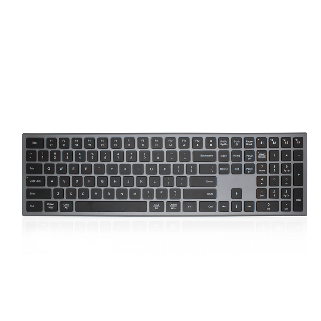 Hot Selling New HK8987 104 Keys USB 2.4Ghz Wireless Keyboard with LED Backlit Scissor Switch