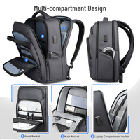 Ransel Laptop Besar HEROIC KNIGHT Custom Usb, Ransel Hiking Travel, Tas Sekolah Notebook, Ransel Laptop Hitam Custom Logo