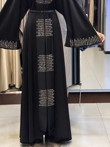 Dubai style stone abaya Traditional Islamic Women's Saudi Arabian Abaya Spring Polyester Breathable Ankle Length Muslim - Product Image 2