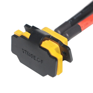 Su geçirmez kapak ile soyulmuş uç için <span class=keywords><strong>2</strong></span> Pin Amass XT60E-F konektörü - Product Image 1