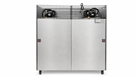 Congélateur vertical commercial à double compresseur 1350L à 6 portes pour la conservation de la viande, des fruits de mer et des aliments surgelés dans les restaurants